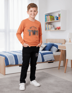 FIRSTSTAR FULL SLEEVES T SHIRT PANT A207 ORANGE